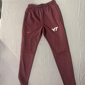 Nike Virginia Tech Hokies Dri-FIT Training Pants Maroon XS 865461-669